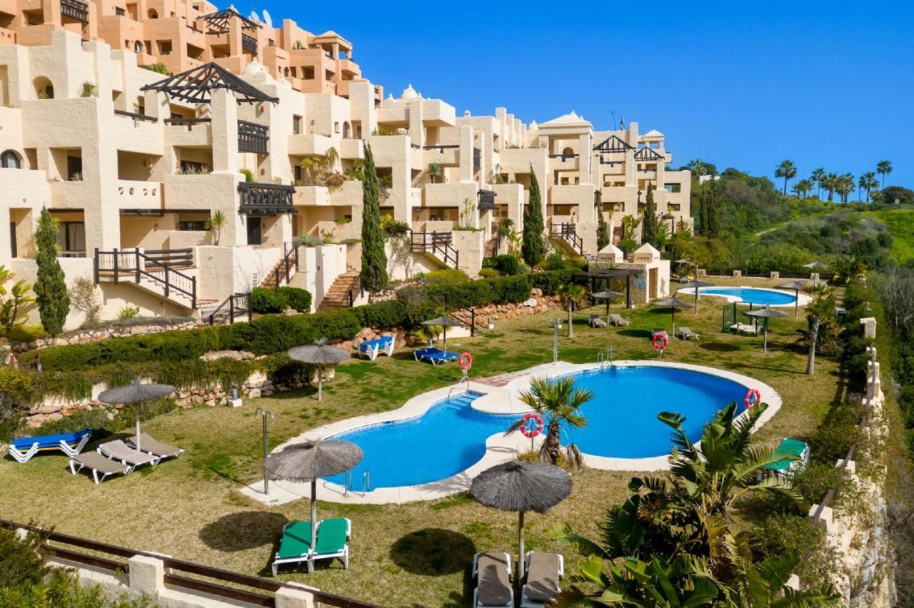 15 First Line Penthouse With Wonderful Seaview Near Duquesa Golf Manilva Andalucia Apartman Kültér fotó