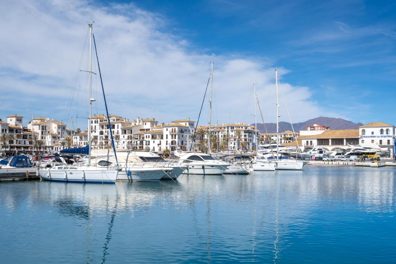 15 First Line Penthouse With Wonderful Seaview Near Duquesa Golf Manilva Andalucia Apartman Kültér fotó
